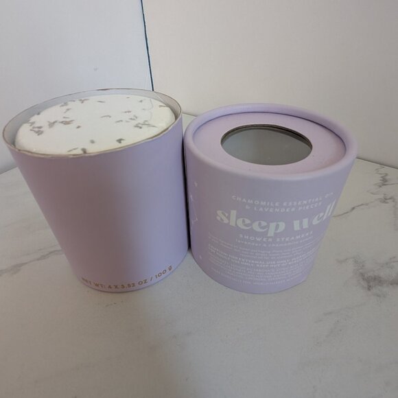 Sleep Well Chamomile & Lavender Shower Steamers - Set of 4 - Picture 3 of 5